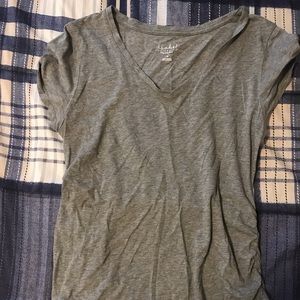 Gray maternity t-shirt